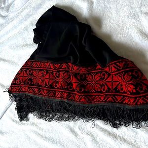 Palestinian embroidery tatreez triangle scarf brand new